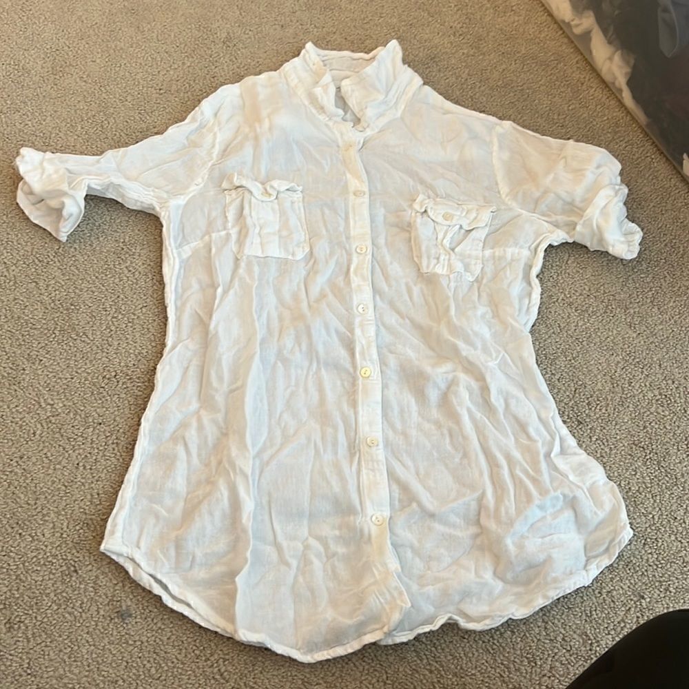 Splendid small button up tee